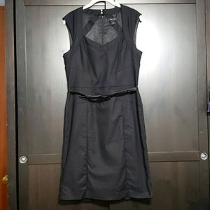 White House Black Market Black Sweetheart Dress